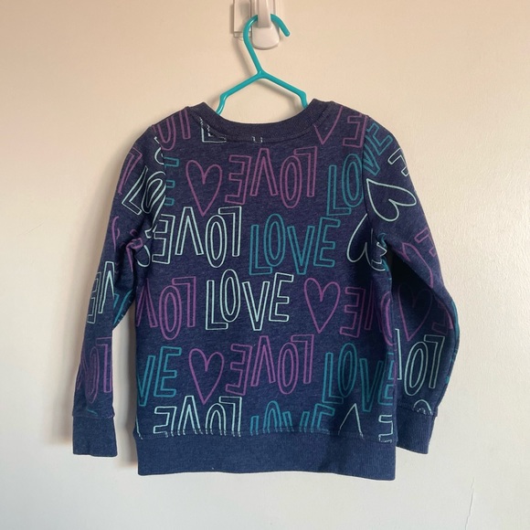 Cat & Jack “Love” Graphic Sweater - Size 3T - Picture 7 of 13